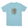 Tell Your Dog I Said Hi Floral Hound Unisex T Shirt Sky Blue