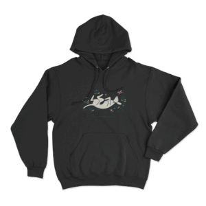 Tell Your Dog I Said Hi Garden Puppy Unisex Hoodie Black