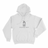 Tell Your Dog I Said Hi Howling Dog Unisex Hoodie White