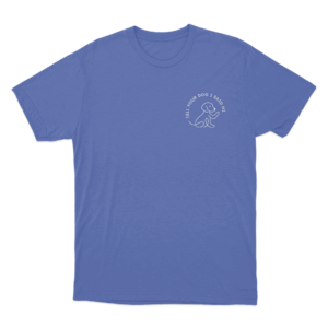 Tell Your Dog I Said Hi Line Art Dog Unisex T Shirt Blue
